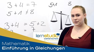 Lehrvideo: Nachhilfe Mathe - Einführung in Gleichungen